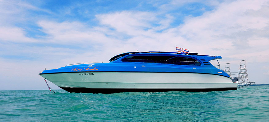 side view Blue Marlin