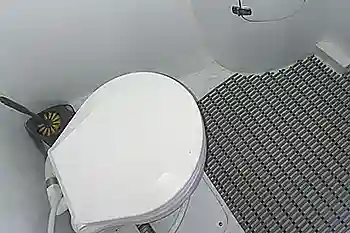 toilet on the Blue Marlin